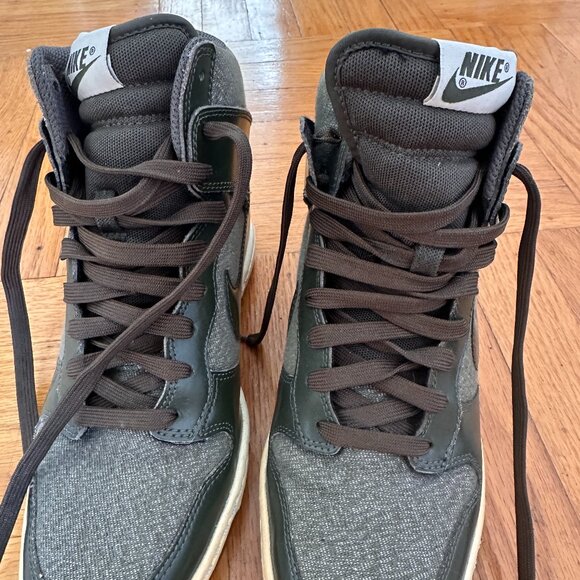 Nike Dunk Sky Hi Essential Green Wedges 8.5 - Picture 9 of 10